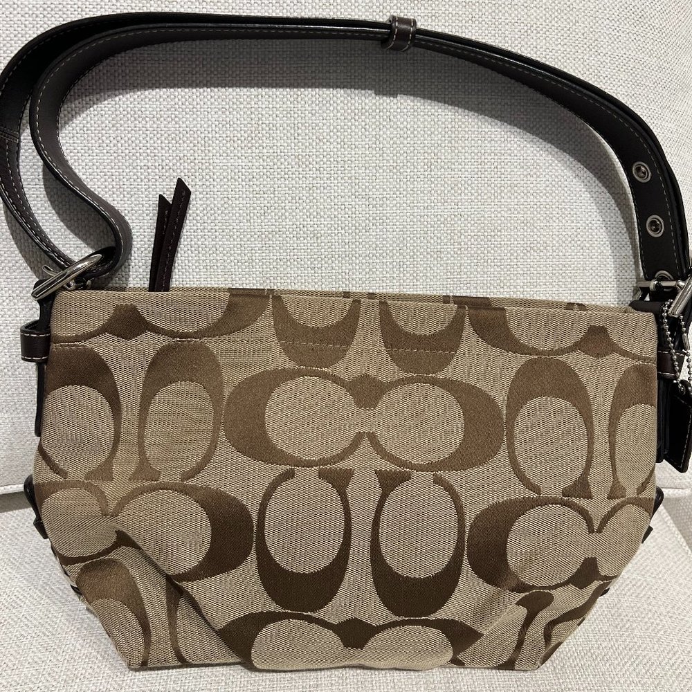 Brown Coach Signature Purse